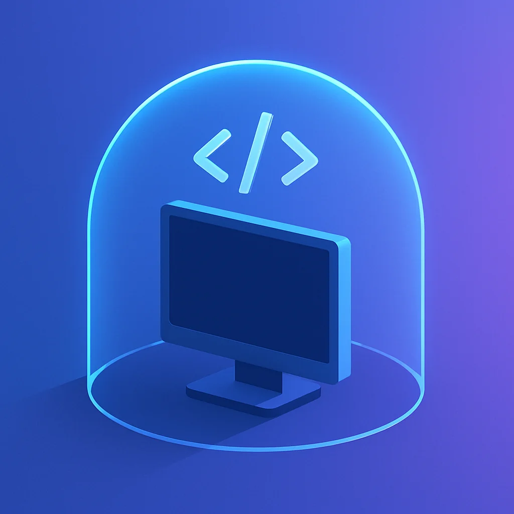 Isolated sandbox environments protecting your local machine from AI-generated code