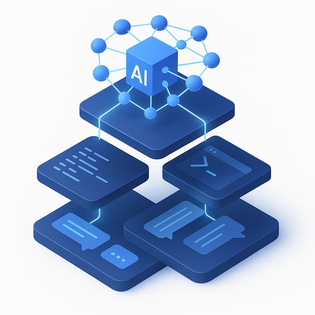 Diagram showing the 2025 AI development timeline with key milestones